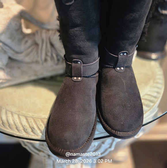 Australia Luxe Collective Tsar Tall Leather Sheepskin Boot #467 - Picture 13 of 15